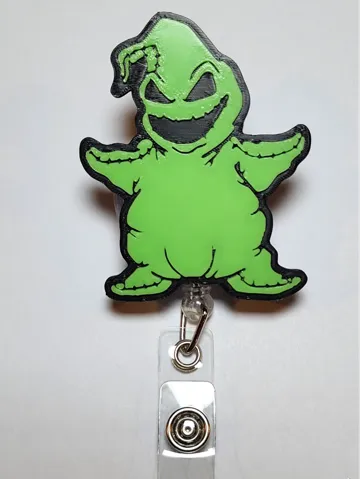 Letrero o emblema decorativo: Oogie Boogie Badge Reel Face/Magnet — vista de referencia 2