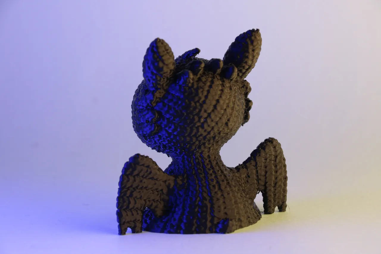 Cute Toothless Night fury Knitted view 3