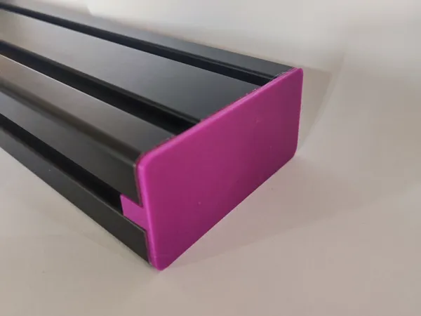 Embout pour profilé aluminium 4080 (3 rainures, universel)