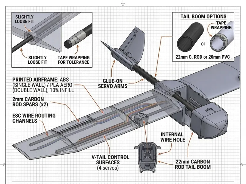 Twin-Motor RC UAV / Plane (Easy Assembly)