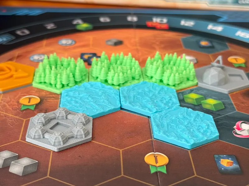 [Remix] Terraforming Mars Dice Game: 3D tiles