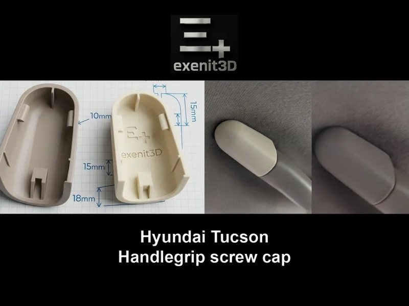 Handlegrip screw cap for Hyundai Tucson 2004-2009