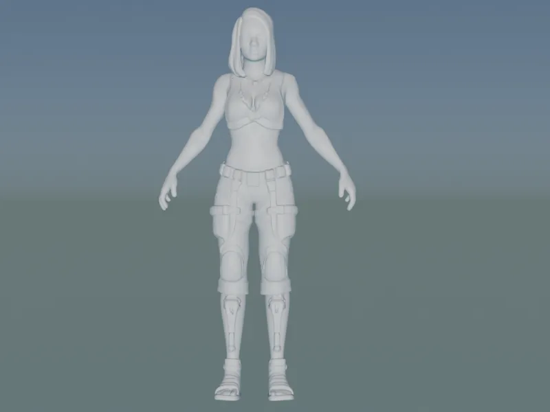 3D girl