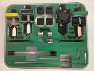 My P1S accessories and tools storage try