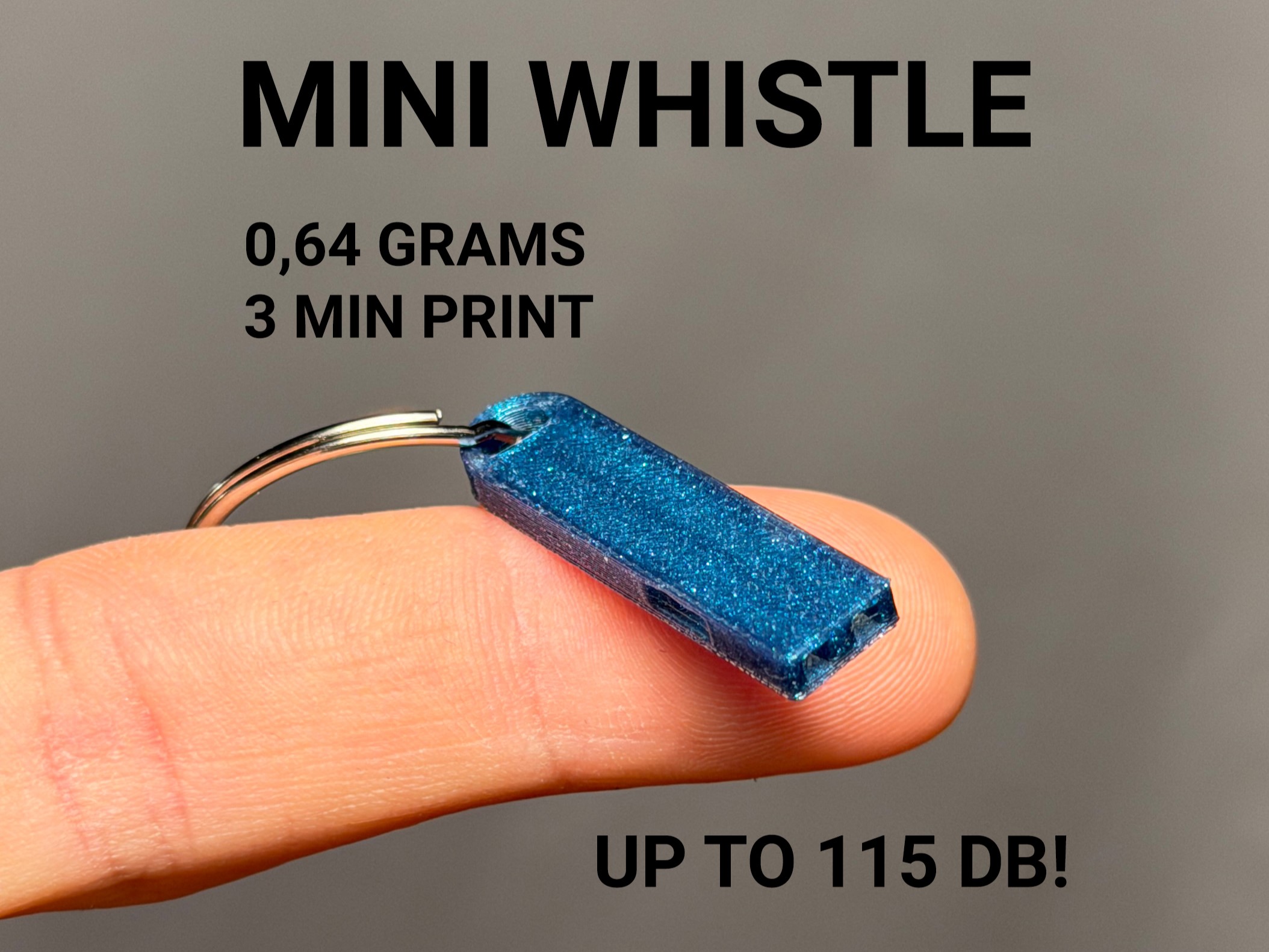 Miniatura 1 do modelo 3D Mini Whistle