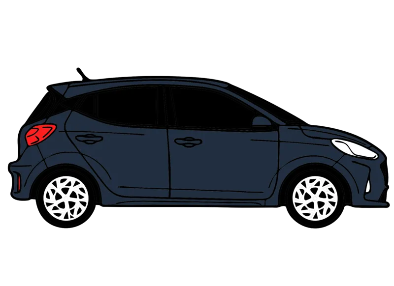 Hyundai i10 Simplified Outline