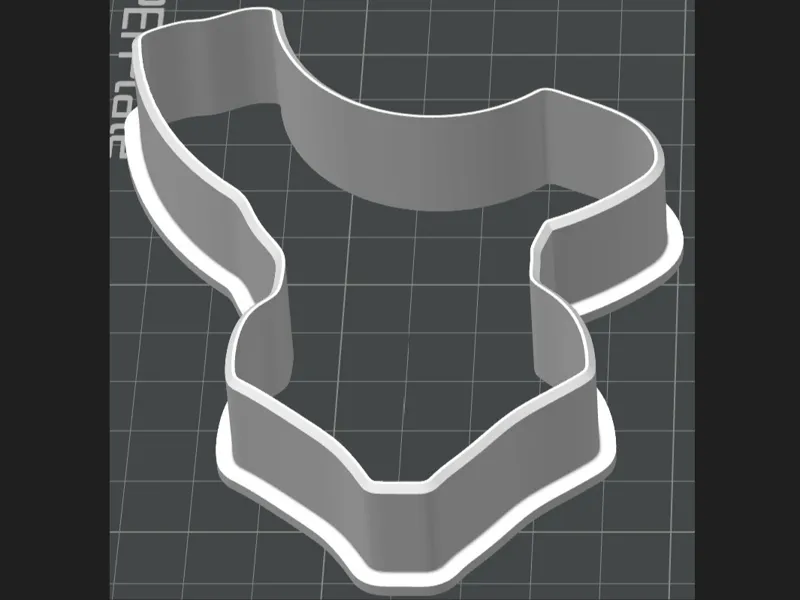 Swimsuit cookies cutter