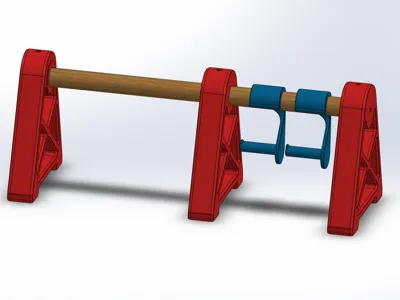 WIRE & SOLDER SPOOL RACK
