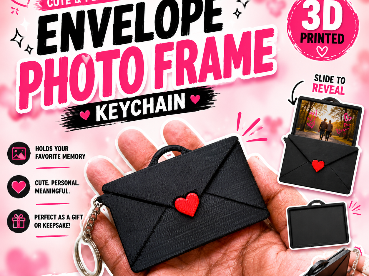 Love Letter Photo Keychain