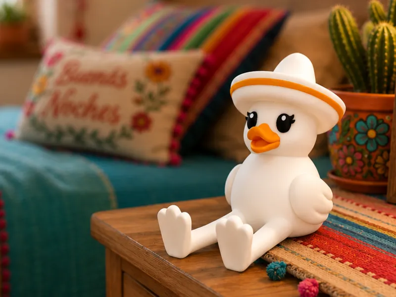 Cute Sombrero Duck Phone Holder!