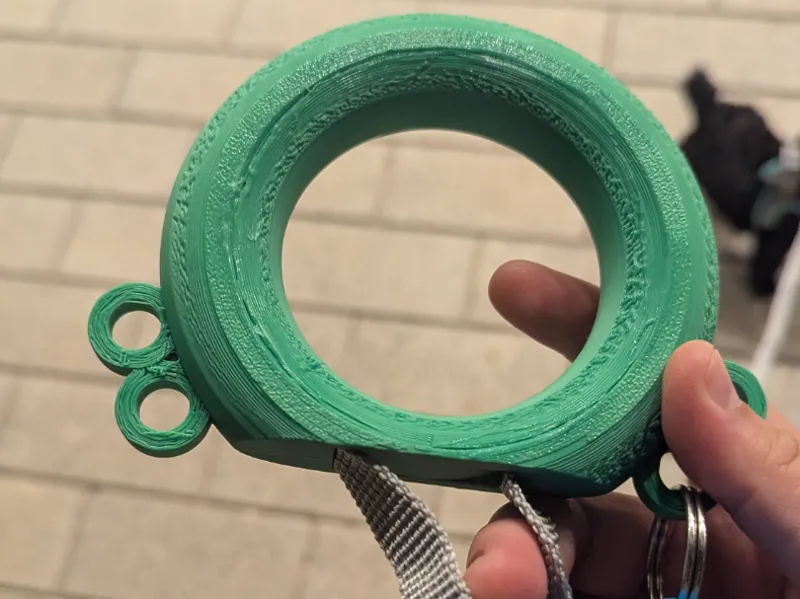 dog leash handle with shackle holes