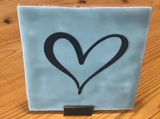 ceramic tile holder/stand
