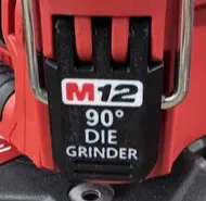 90° DIE GRINDER M12 Latch For 48-22-8435