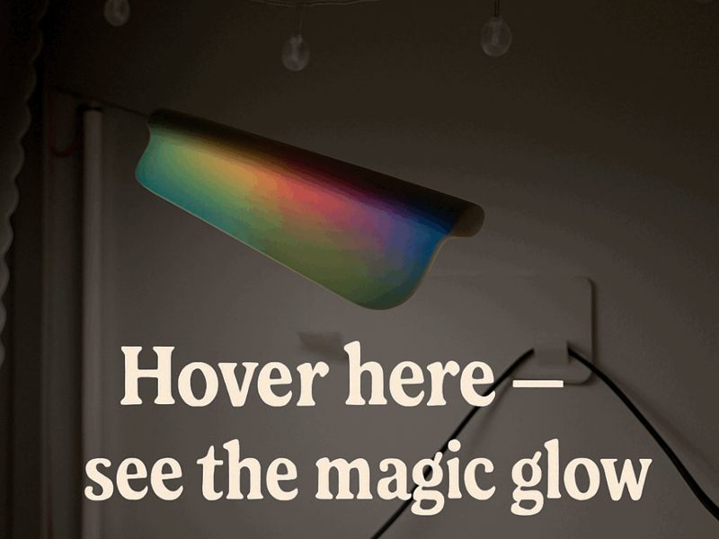 Rainbow Glow Lampshade – for Mi Desk Lamp 1 / 1S