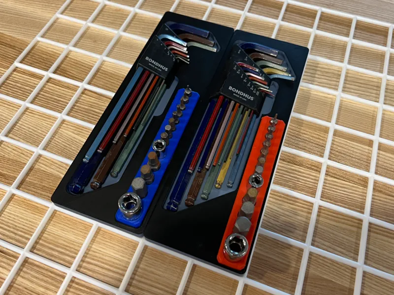 Gridfinity Bondhus allen wrench tray 