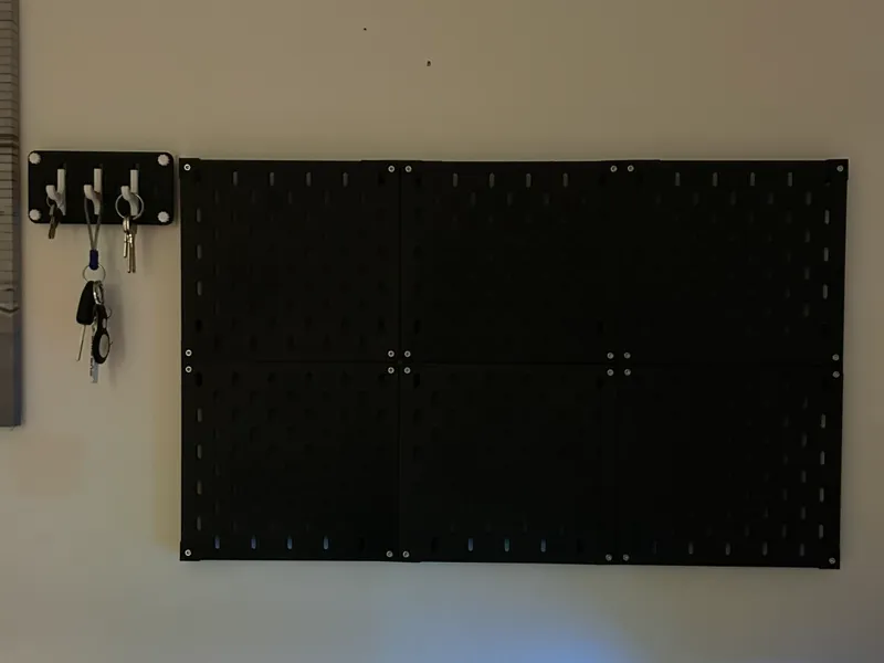 IKEA Skadis wall mounts (double sided tape mounts)