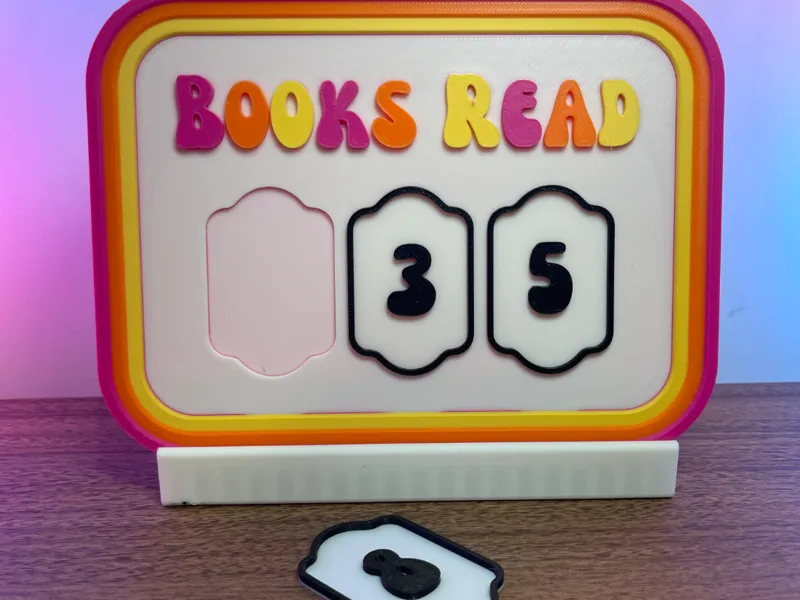 Groovy Books Read Counter & Number Storage