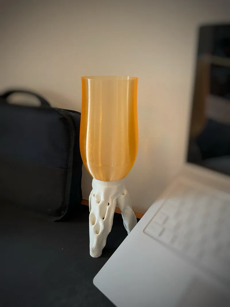 Lamp topology optimized