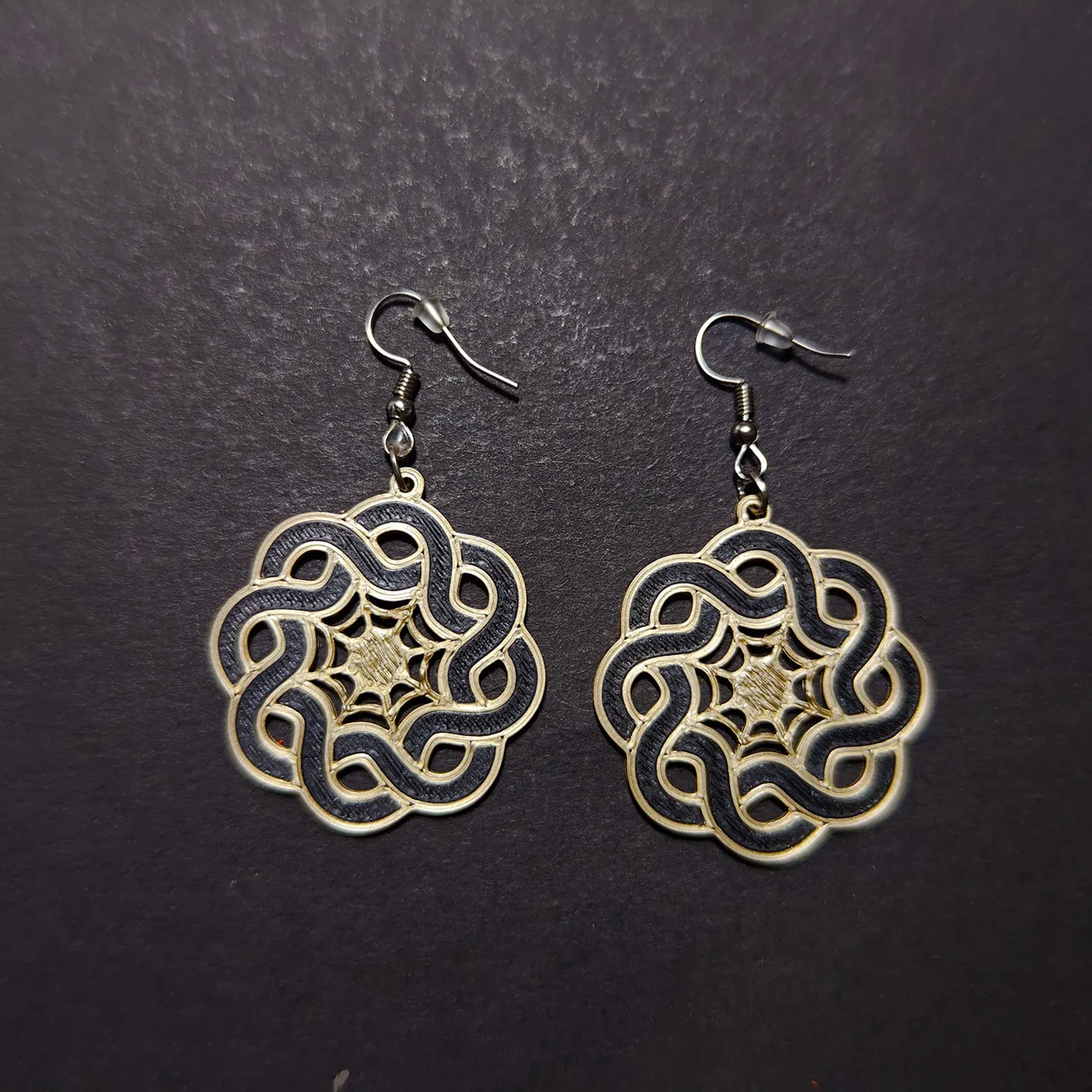 Web of Radiance Color Earrings view 3