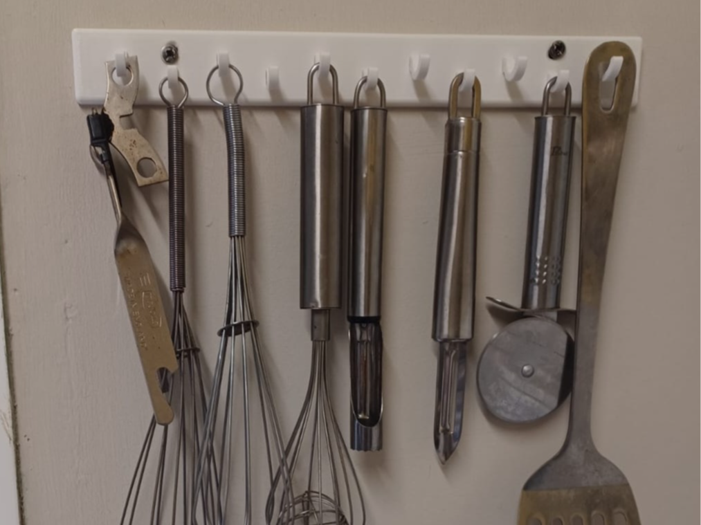 Modular Wall Mounted Hook Rack