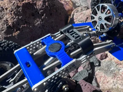 SCX24 Single mag mount 10x3mm magnet