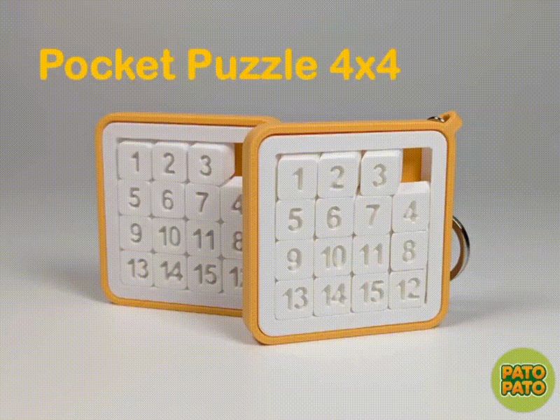 Pocket Puzzle 4x4 | Mini Sliding Puzzle