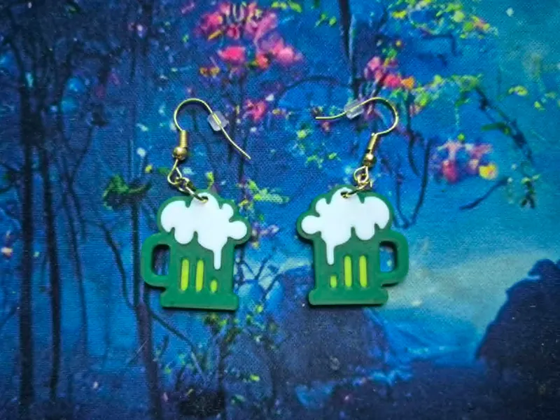 Beer Stein Earrings