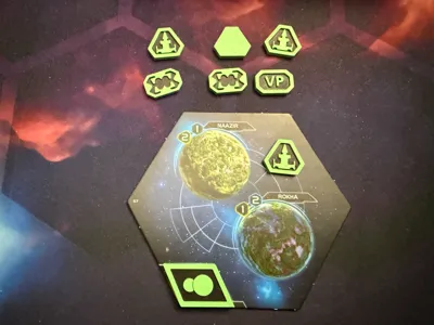 Twilight Imperium 4 (TI4) Command, Control tokens