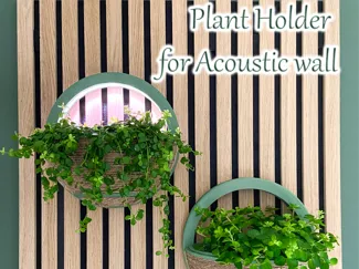 Plant Holder for Acoustic wall