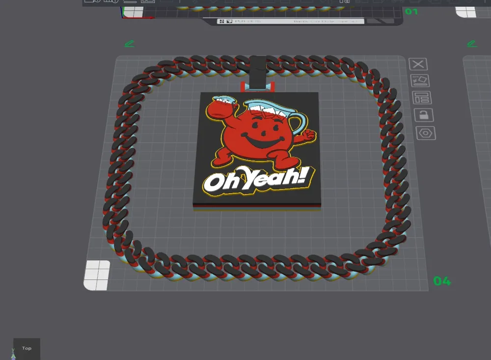 Kool Aid Chain Oh Yeah Man Hype Chain Kool-Aid - Free 3D Print Model - MakerWorld