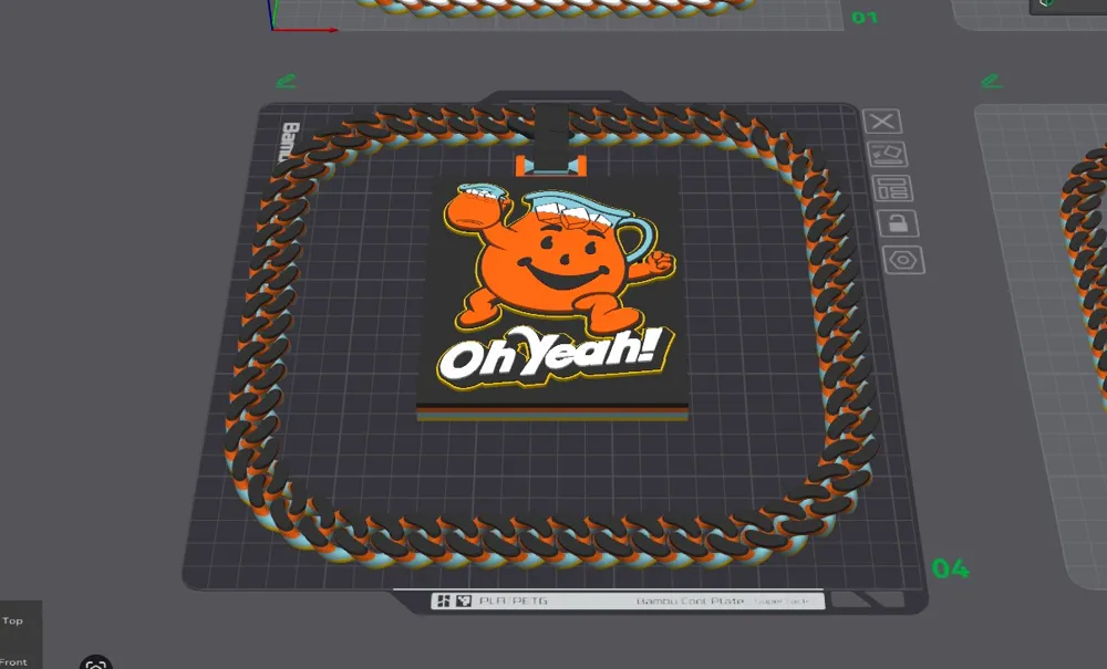Kool Aid Chain Oh Yeah Man Hype Chain Kool-Aid - Free 3D Print Model - MakerWorld