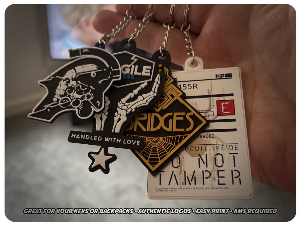 Death Stranding Keychains by ScarfMeadow MakerWorld: Download Free