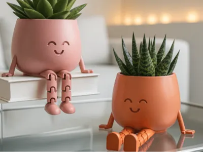 Funny Plant Pot with Legs