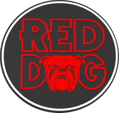 Red Dog Beer Sign