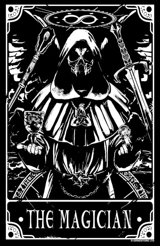 The Magician Tarot Card Hueforge wall Art Filament Painting 