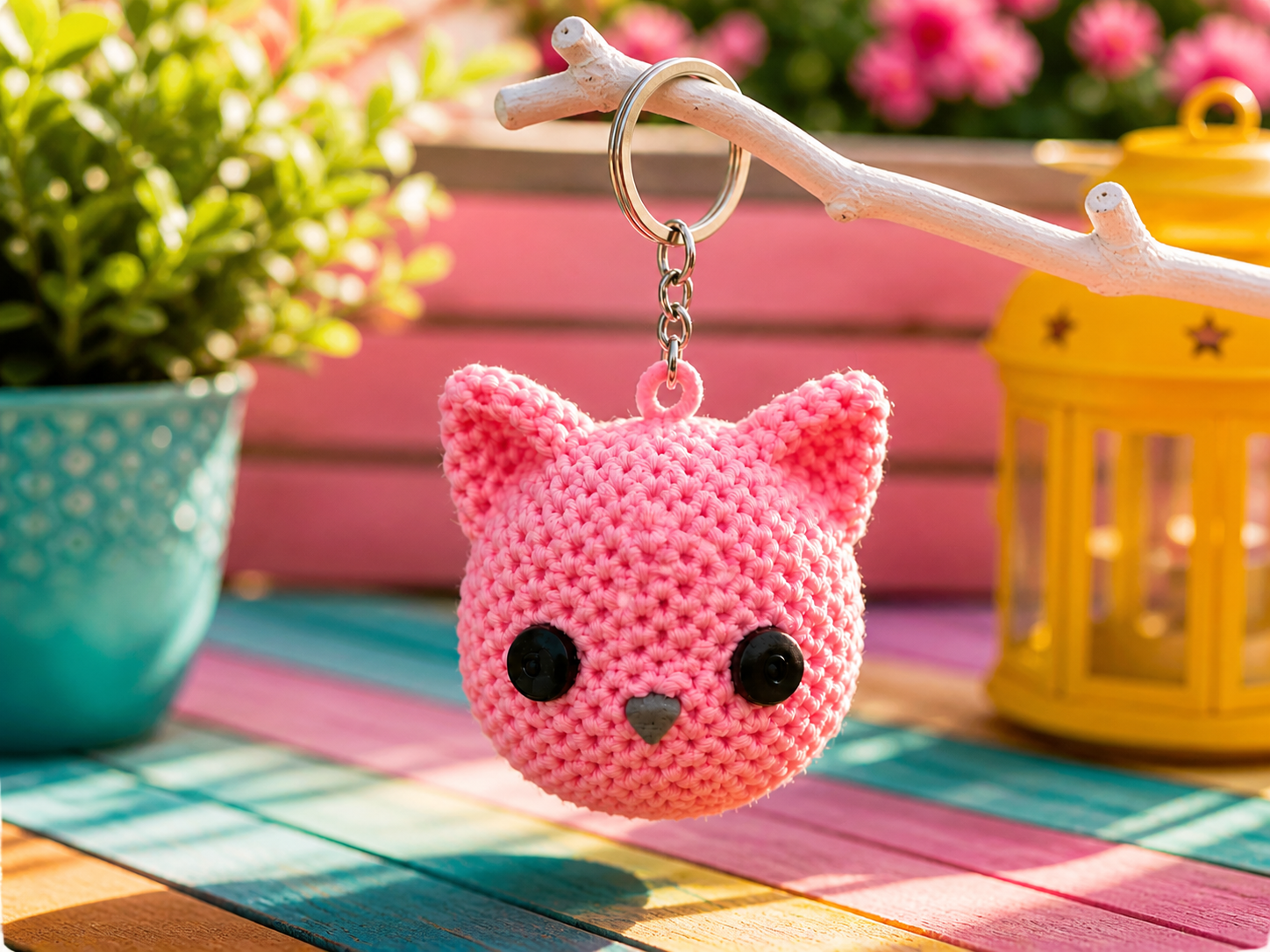 Cute Cat Keychain – Kawaii Style Pocket Buddy
