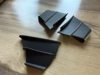 PETG oder PLA; beide Seiten Flach oder gewölbt