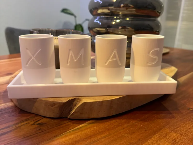 LED-Kerzenlichthalter "XMAS"