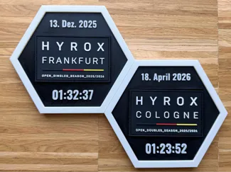 Race patch display frame