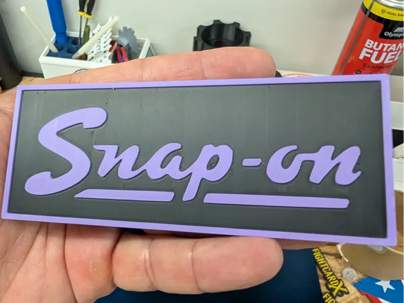 1953 Snap-On Tools logo with Ironing