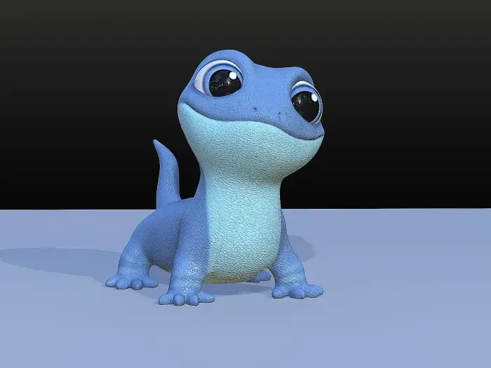 Cute lizard Frozen 2 | Bruni