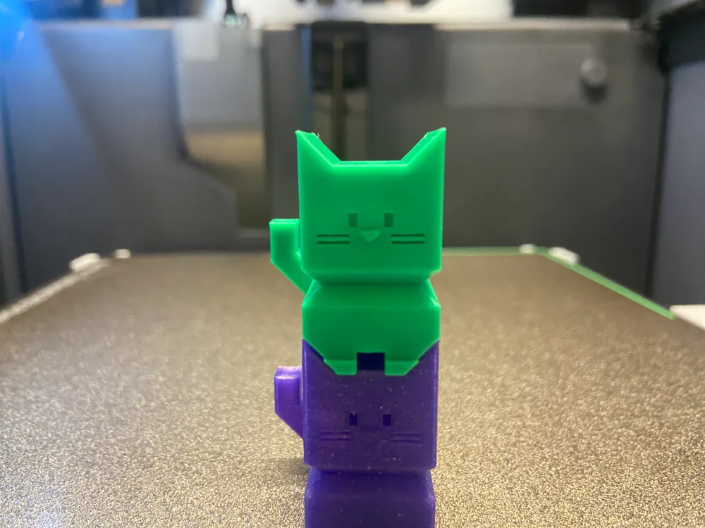 Stackable Calicat Calibration Cat Remixed by Encrust3d MakerWorld