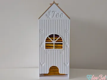 Letrero o emblema decorativo: Festive Tea House Advent Calendar — vista de referencia 4