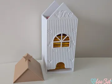 Letrero o emblema decorativo: Festive Tea House Advent Calendar — vista de referencia 3