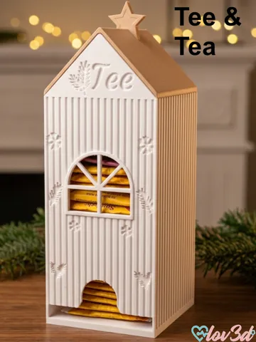 Letrero o emblema decorativo: Festive Tea House Advent Calendar — vista de referencia 2
