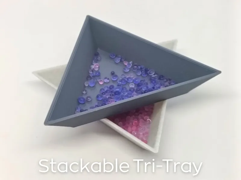 Stackable Tri-Tray