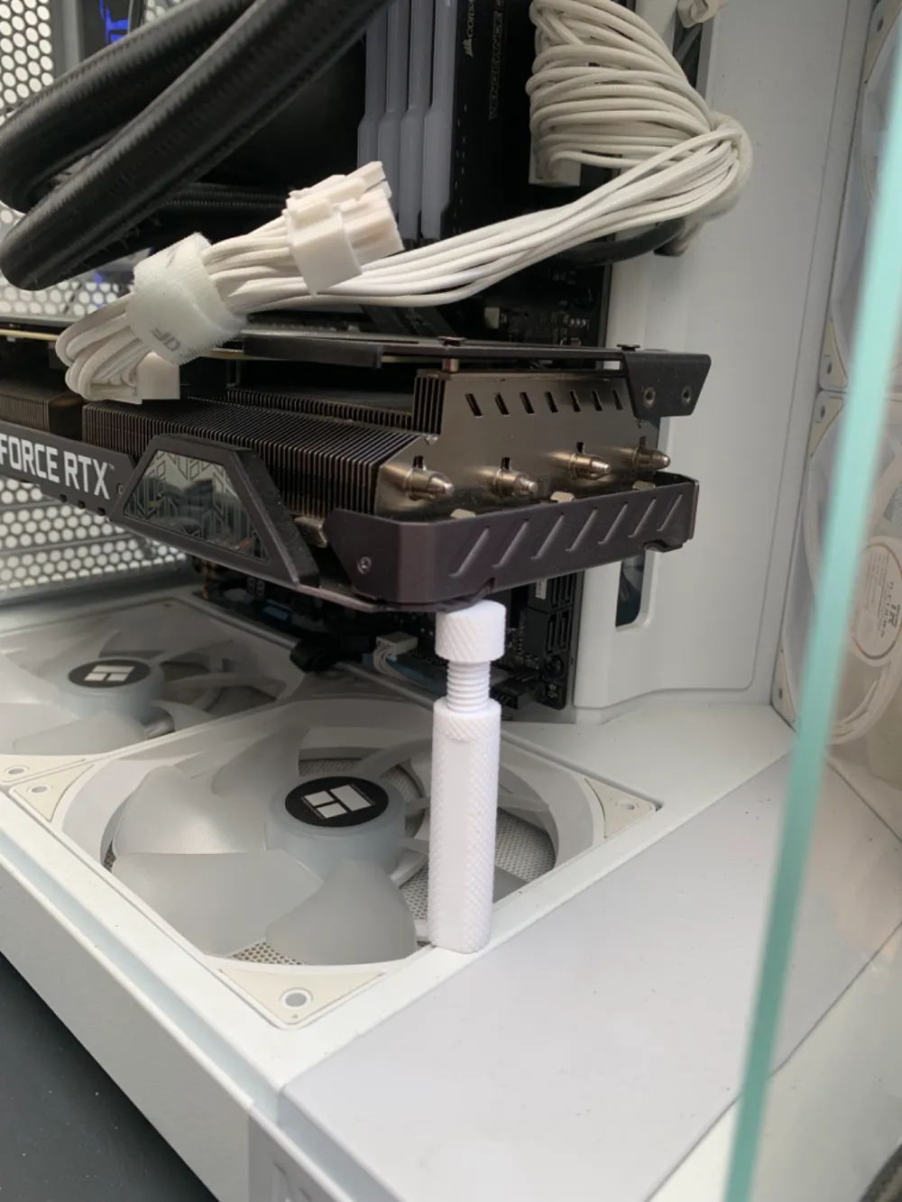 Adjustable Gpu support / anti sag / riser - Free 3D Print Model ...
