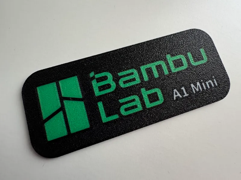 Bambu Lab Logo Schild
