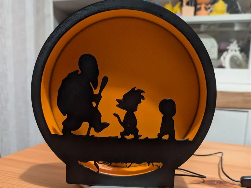 GokuCrilinMuten RingLamp