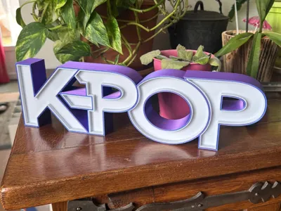 k-pop LED lamp